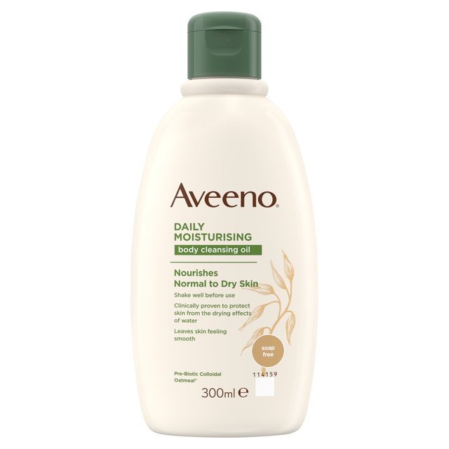 Aveeno Daily Moisturising Body Cleansing Oil 300ML Leyton Pharmacy
