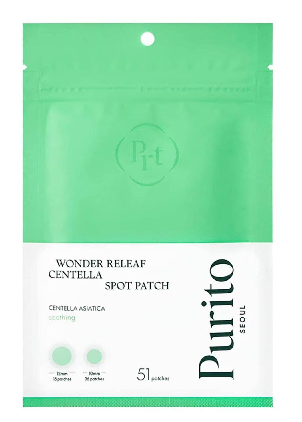 Purito Acne Patches with Centella - 2 Pieces - Leyton Pharmacy