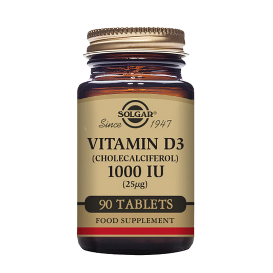 Solgar Vitamin D3 (Cholecalciferol) 1000 IU (25 mcg) 90