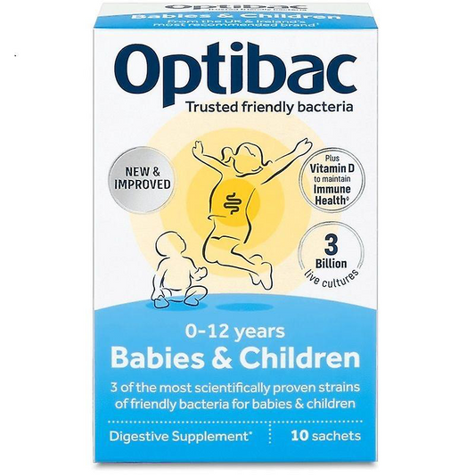 Optibac Probiotic Food Supplement For Babies & Children 10 sachets