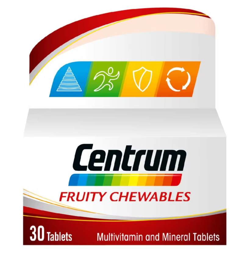 Centrum Chewables Multivitamin & Mineral Tablets 30 tablets Leyton Pharmacy