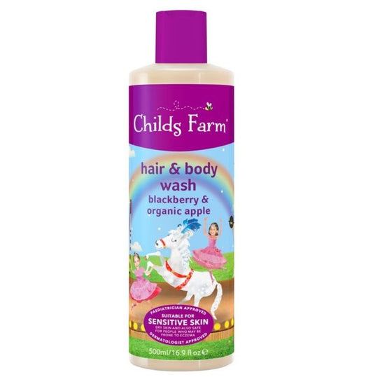 Childs Farm Sensitive Hair & Body Wash for Kids: Blackberry & Organic Apple 250ml Leyton Pharmacy
