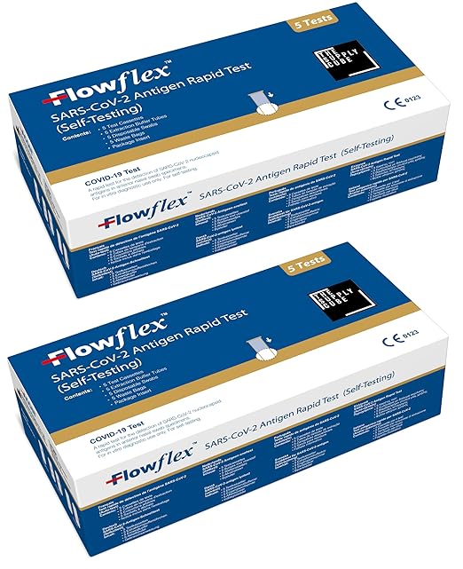FlowFlex SARS CoV - 2 Antigen Rapid Test, 5 Tests - Leyton Pharmacy