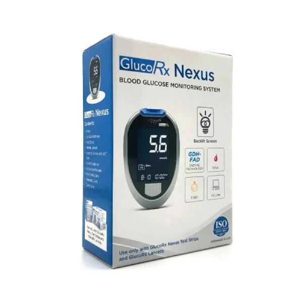 GlucoRx Nexus Blood Glucose Monitoring System - Medical