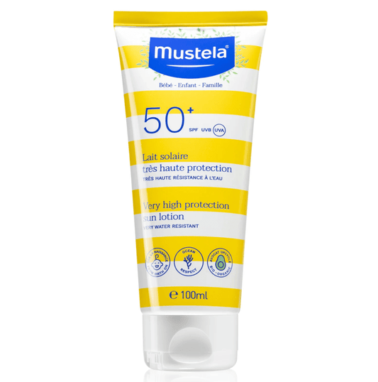 Mustela Very High Protection Sun Lotion for Face SPF50+ 100ml - Leyton Pharmacy