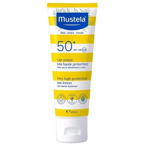 Mustela Very High Protection Sun Lotion for Face SPF50+ 40ml - Leyton Pharmacy