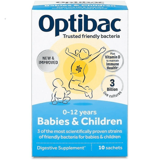 Optibac Probiotic Food Supplement For Babies & Children 10 sachets - Leyton Pharmacy