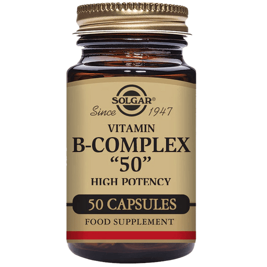 Solgar B - Complex 50 High Potency 50 Tablets - Leyton Pharmacy