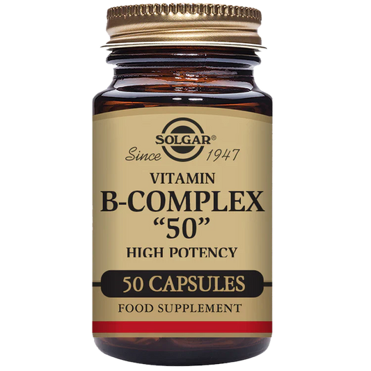 Solgar B-Complex 50 High Potency 50 Tablets - Vitamin