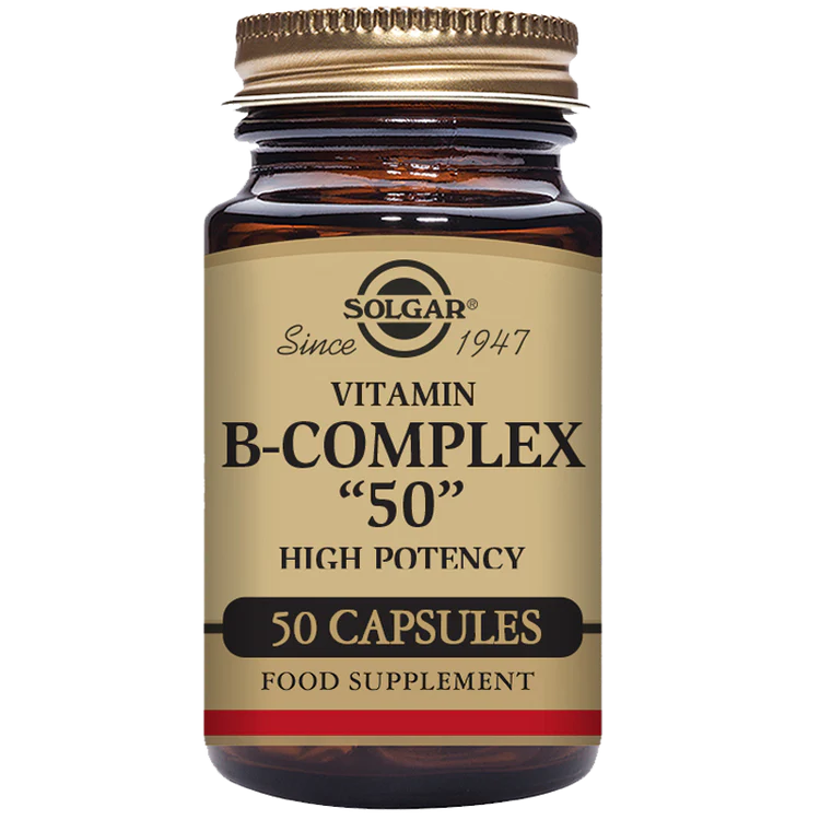 Solgar B-Complex 50 High Potency 50 Tablets - Vitamin