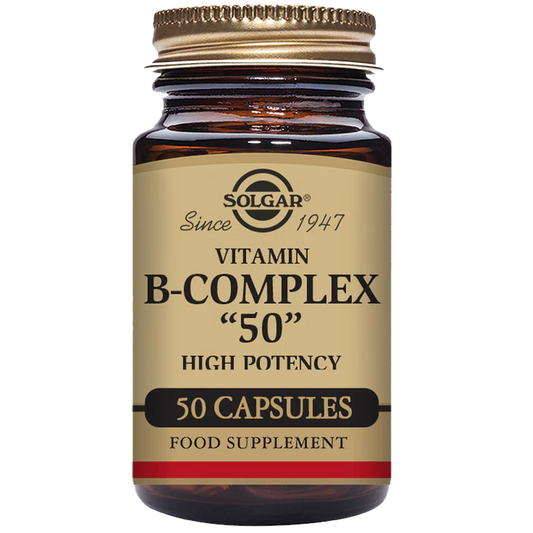 Solgar B-Complex 50 High Potency 50 Tablets - Vitamin