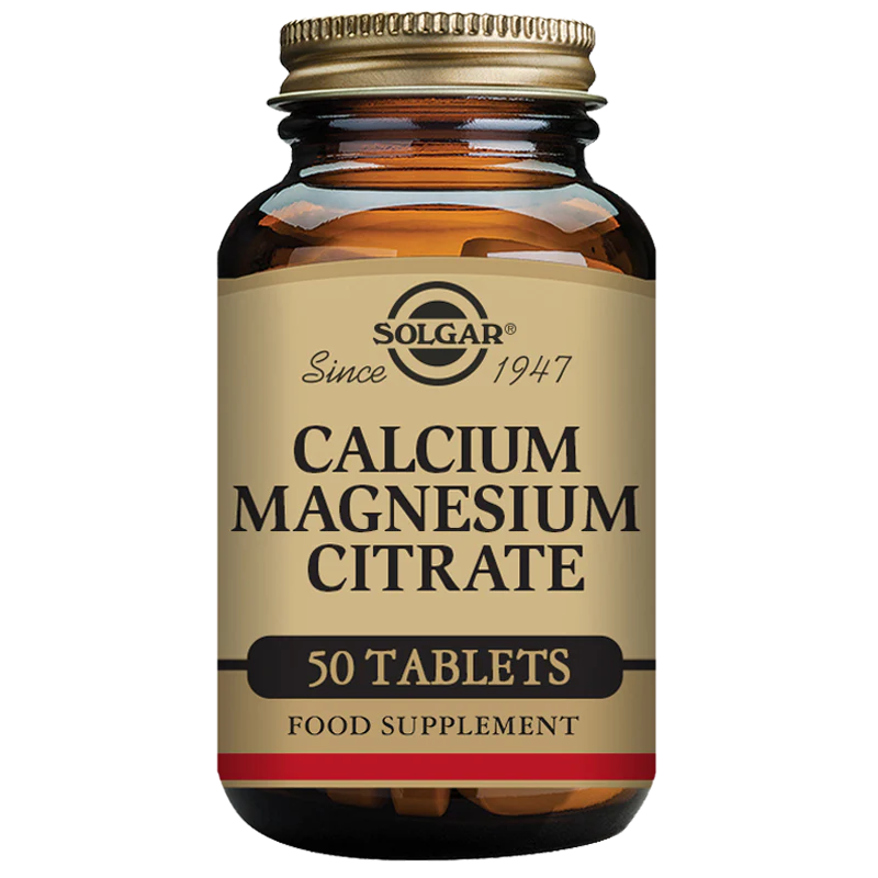 Solgar Calcium Magnesium Citrate Tablets 50 Tablets -