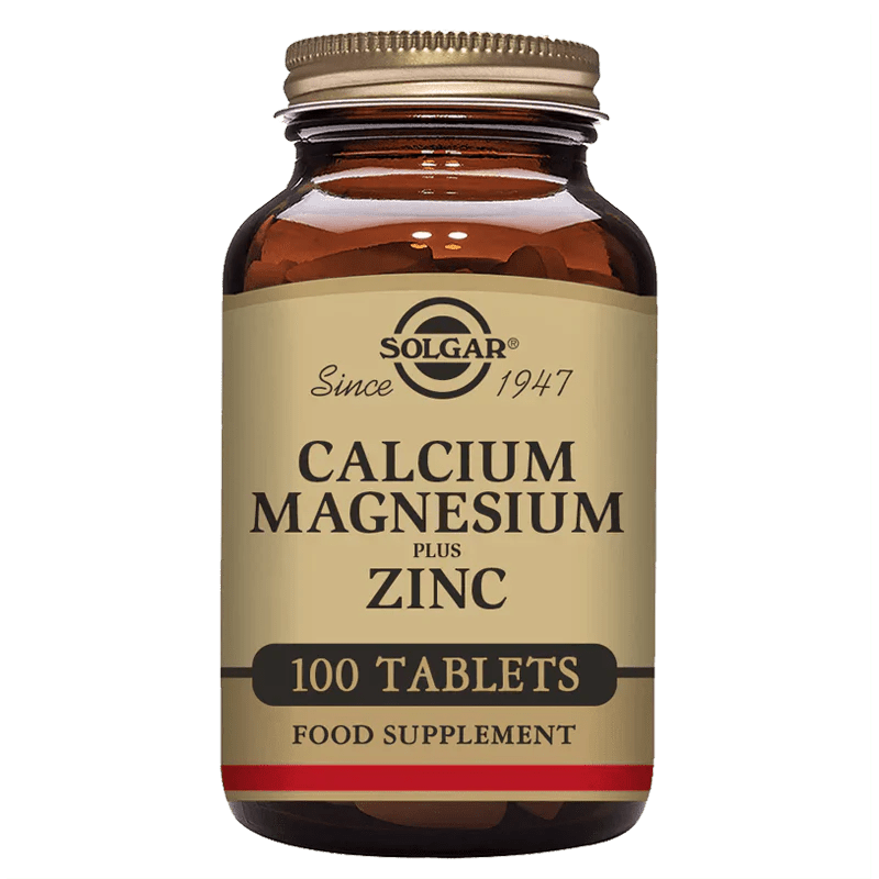 Solgar Calcium Magnesium Plus Zinc Tablets - Leyton Pharmacy