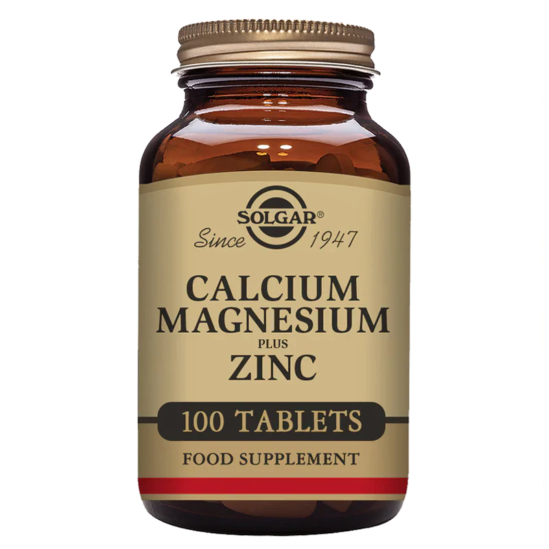 Solgar Calcium Magnesium Plus Zinc Tablets - Vitamin