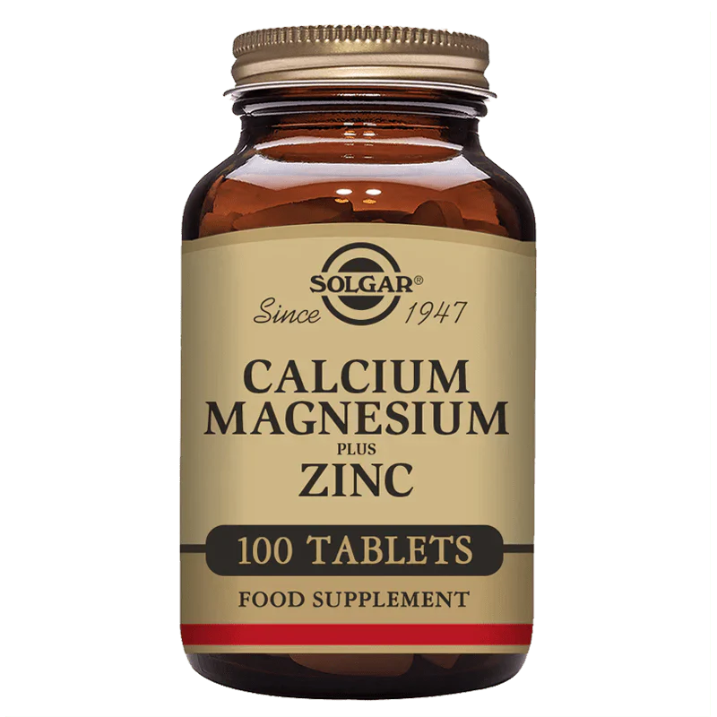 Solgar Calcium Magnesium Plus Zinc Tablets - Leyton Pharmacy