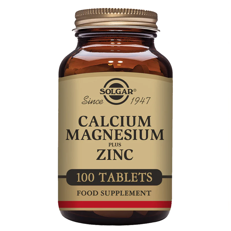 Solgar Calcium Magnesium Plus Zinc Tablets - Vitamin