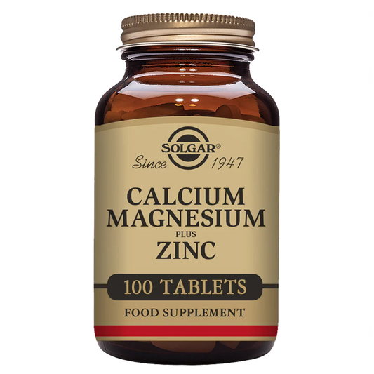 Solgar Calcium Magnesium Plus Zinc Tablets - Vitamin