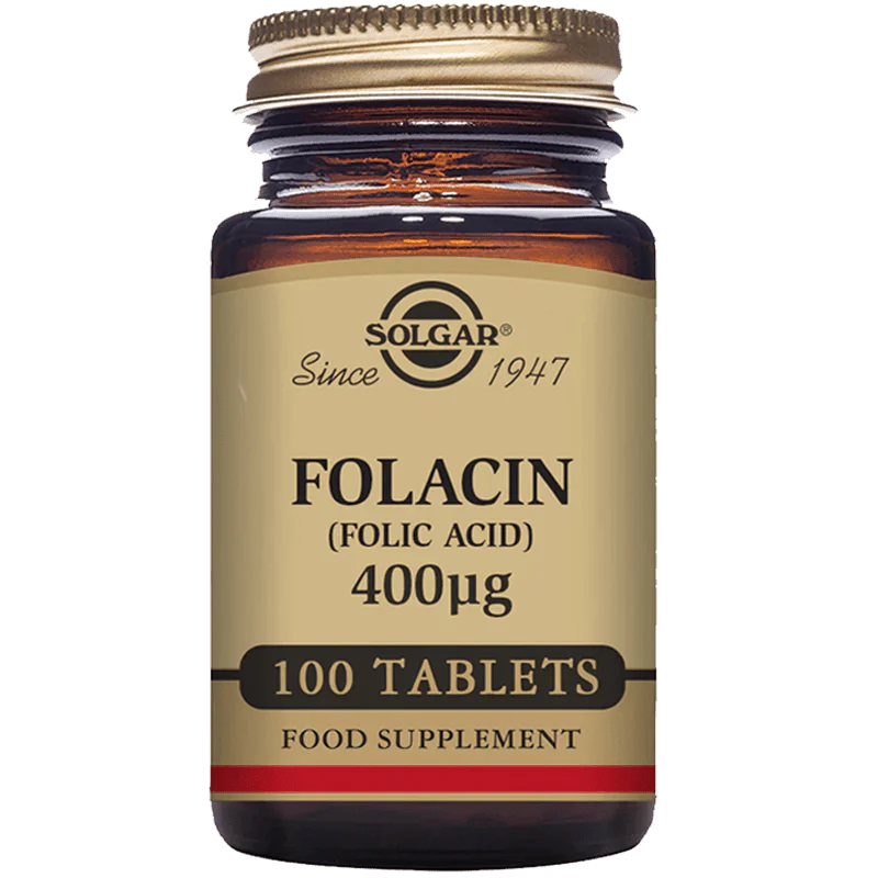 Solgar Folacin 400ug 100 Tablets - Leyton Pharmacy