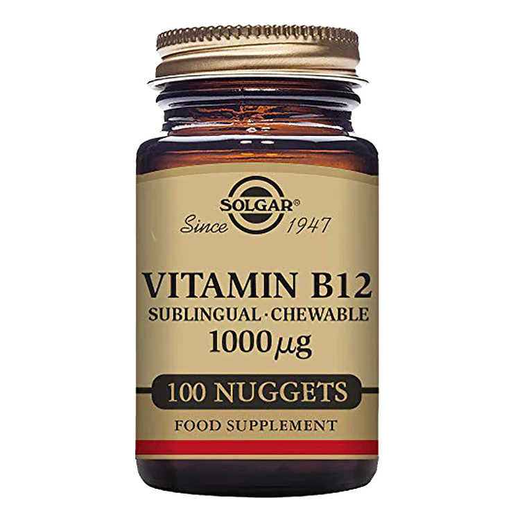 Solgar Vitamin B12 1000 mcg Sublingual - Chewable Nuggets