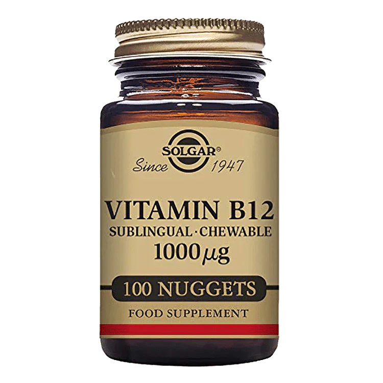 Solgar Vitamin B12 1000 mcg Sublingual - Chewable Nuggets 100 nuggets - Leyton Pharmacy