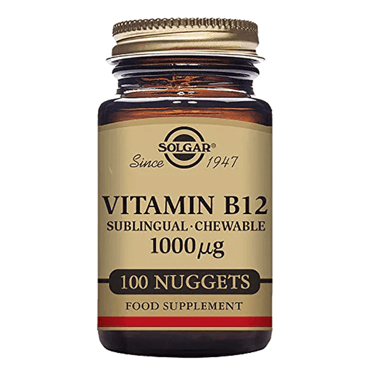 Solgar Vitamin B12 1000 mcg Sublingual - Chewable Nuggets 100 nuggets - Leyton Pharmacy