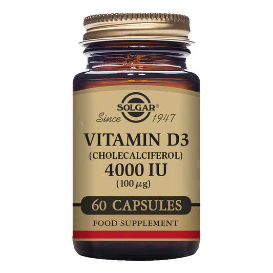 Solgar Vitamin D3 (Cholecalciferol) 4000 IU (100 mcg) 60