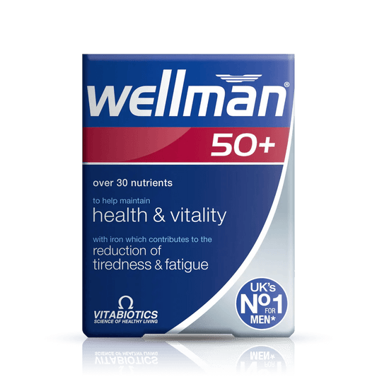 Wellman 50+ 30 Capsules - Leyton Pharmacy