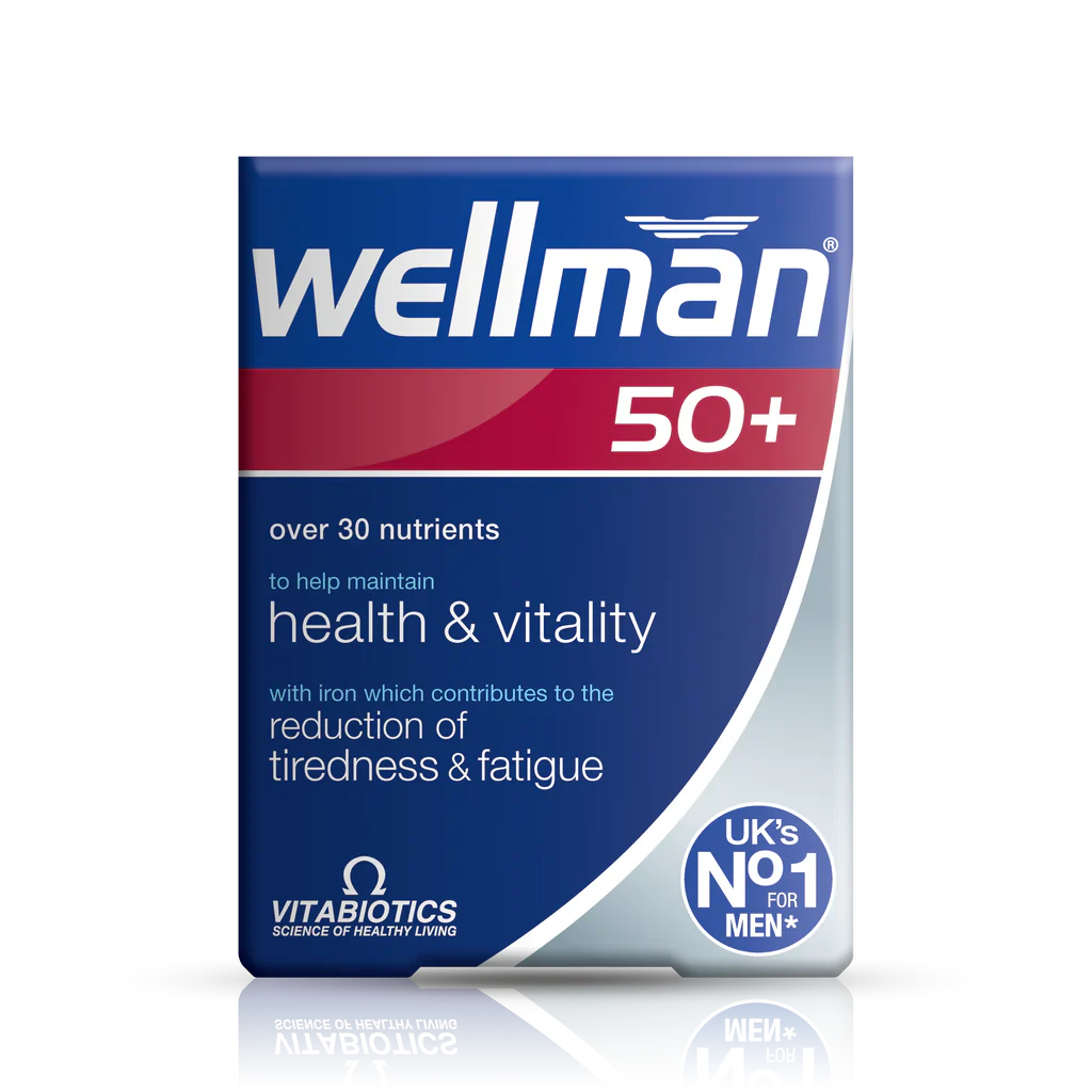 Wellman 50+ 30 Capsules - Vitamin