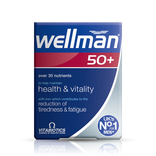 Wellman 50+ 30 Capsules - Vitamin